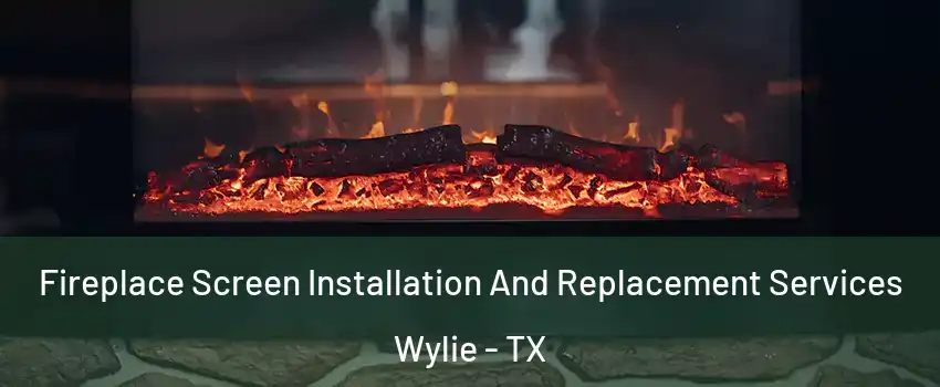  Fireplace Screen Installation And Replacement Services Wylie - TX