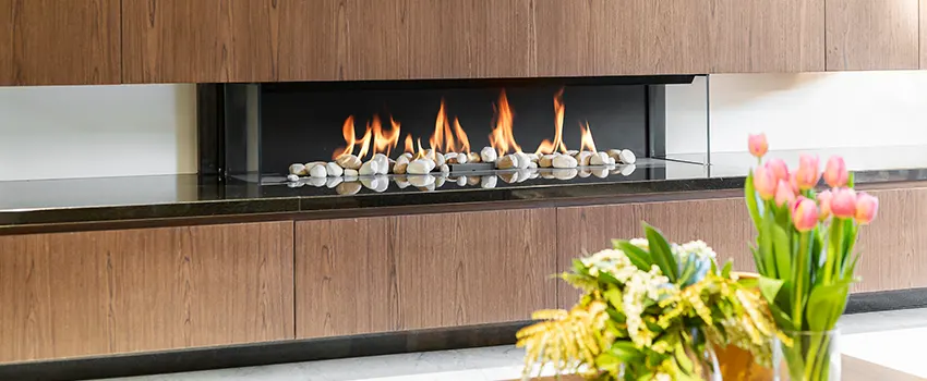 Double-height Fireplace Design Refurbishment in Wylie, Texas